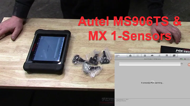 #Autel #MS906TS #TPMS MX 1-Sensor Programming, Copy By OBD and Batch Programming