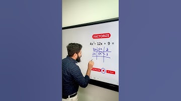 Factorize #Shorts #Mathstricks