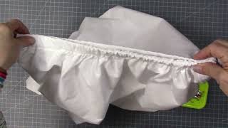 How to Sew a Simple Cotton Slip with an Elastic Waist