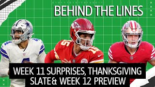 NFL Early Week 12 Opening Odds | NFL Thanksgiving 2022 Odds | Behind the Lines with BetMGM