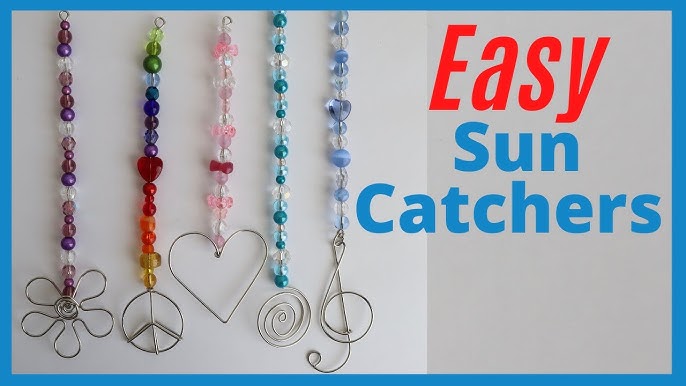  Beginner Suncatcher kit for adults women or mom, DIY Lotus wire  wrapping craft with tools : Handmade Products