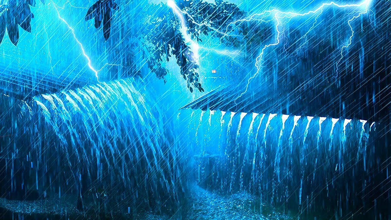 Natural Rain Sounds For Sleeping, Relaxing, ASMR | Relaxing Rain Sounds At Night