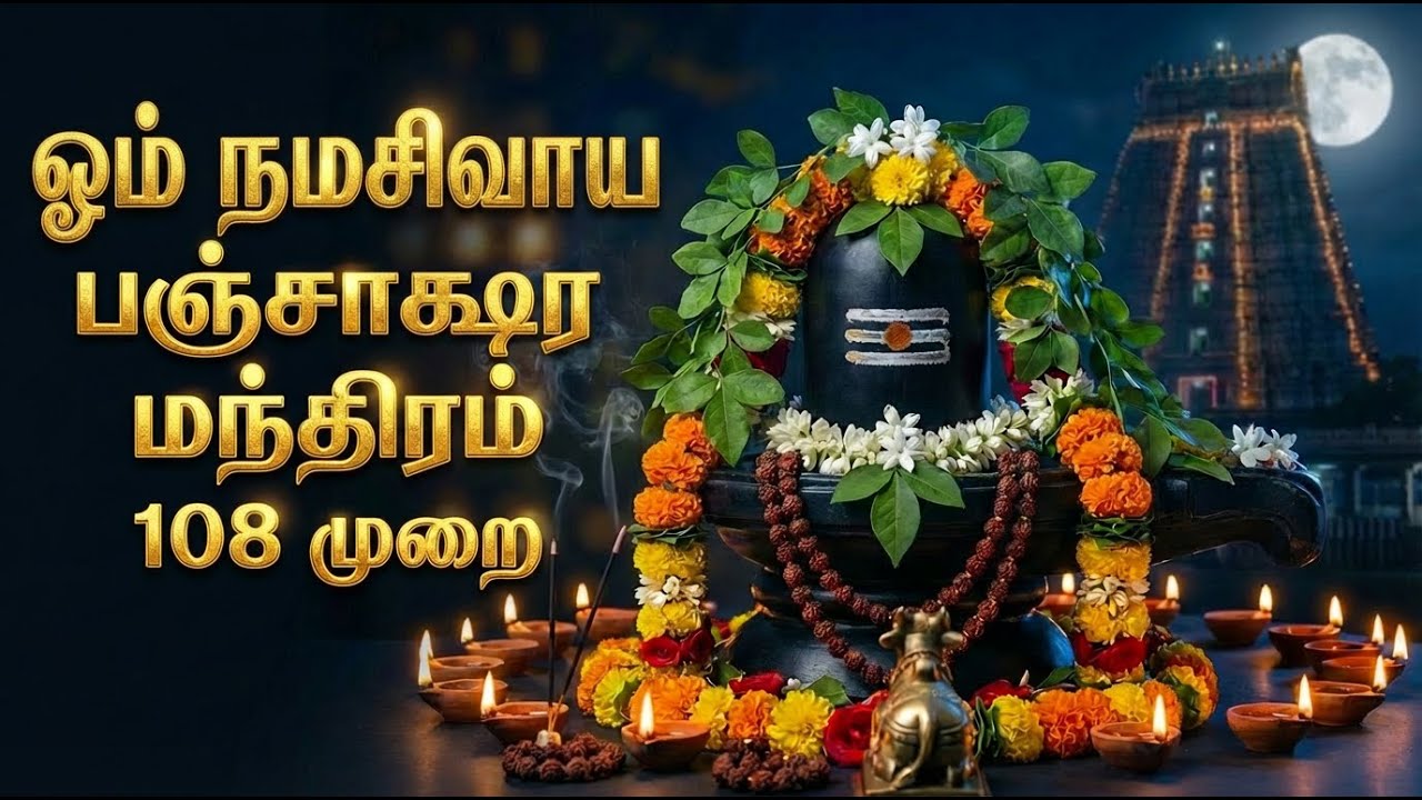 ஓம் நமசிவாய | 108 முறை | சிவபெருமானின்  அருளை பெற அமைதியான சிவ மந்திரம் | Shiva Devotional Mantra