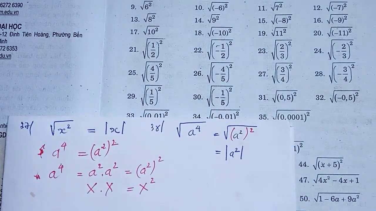 Sách bồi dưỡng học sinh giỏi toán 9 | [ Bồi dưỡng năng lực tự học toán 9] BÀI TẬP CĂN THỨC || PHẦN 1 ||TRANG 5