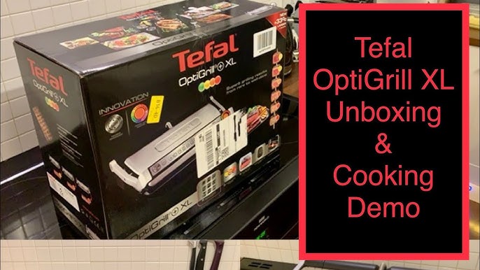 Tefal OptiGrill plus XL GC7228 - Unpacking & Test - YouTube