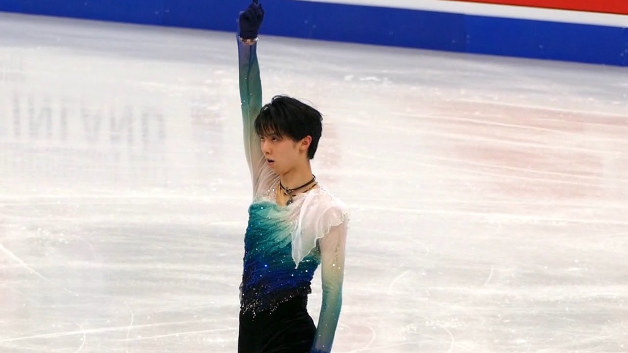 Yuzuru Hanyu FS Last Spin to Kiss & Cry World Championships Helsinki 20170401