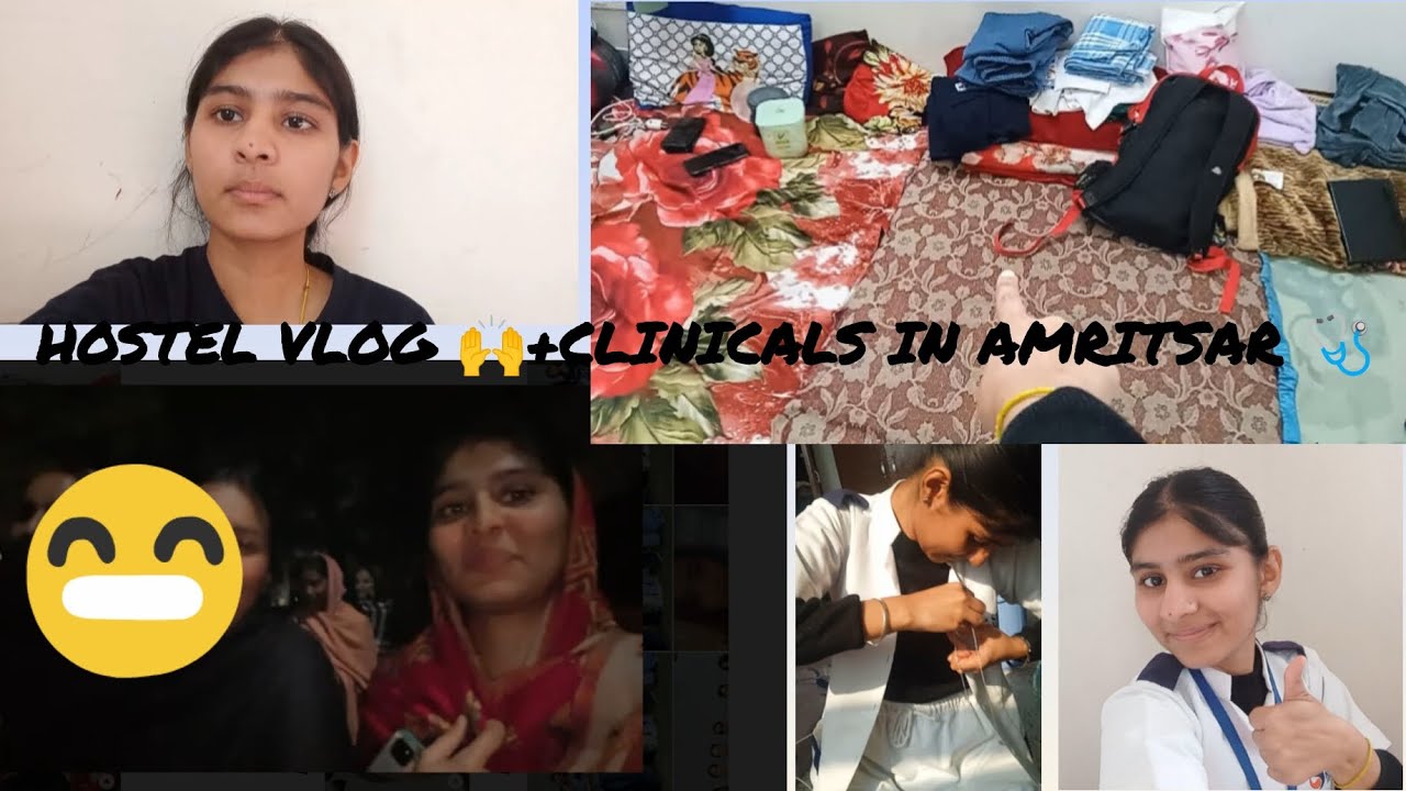 Hostel life🙌+clinicals in Amritsar🩺enjoyment 🥰