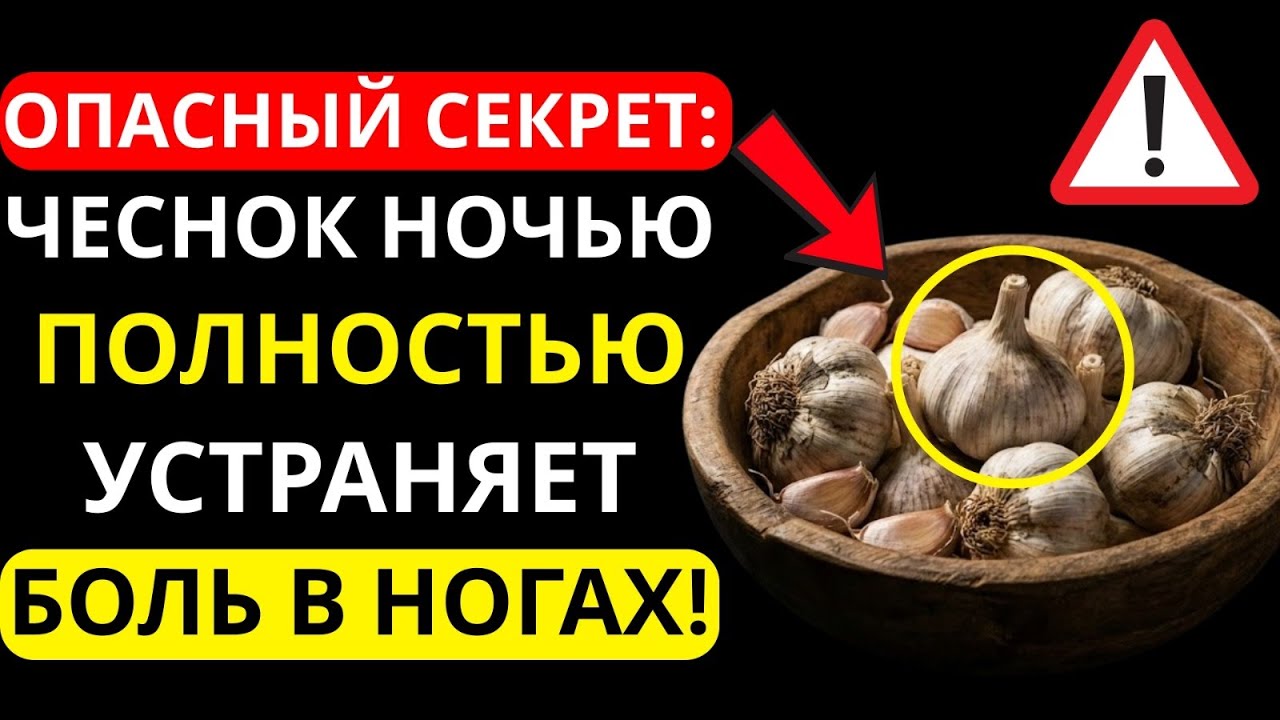 Чеснок: японский секрет, который устраняет боль в ногах и улучшает кровообращение