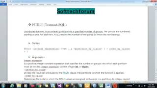 RANKING Functions in SQL SERVER Part I || RANK, DENSE_RANK, NTILE functions in SQL 2014