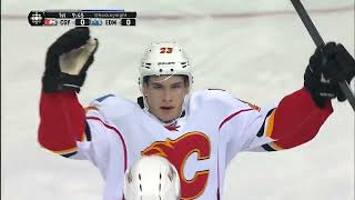 Sean Monahan Scores 2 Goals Including OT Winner In His Rookie Season VS Edmonton | March 1st, 2014