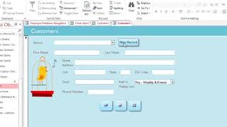MS Access 2013 Lesson 7  Working with Forms