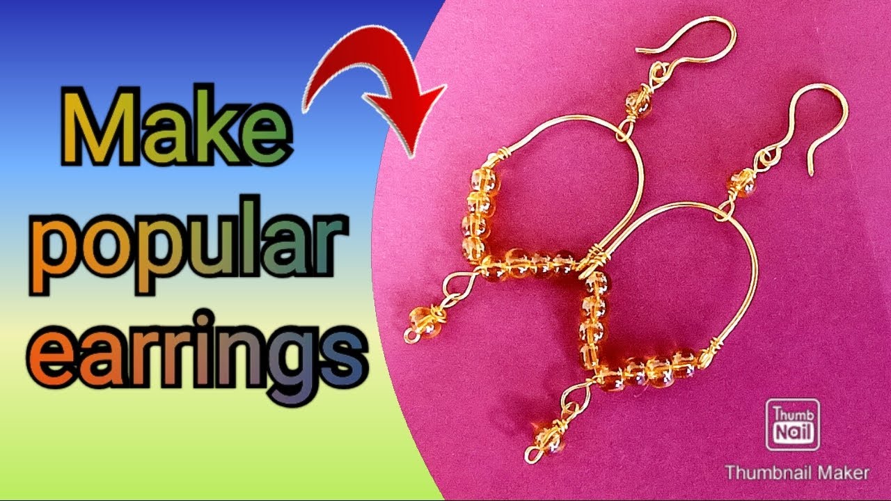 Tutorial on how to make wire earringshq jewelry tutorialwire jewelry