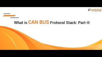 CAN Bus Protocol Stack Part-II: Exploring the Controller Area Network Software Architecture