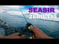 Review Carretilha Seasir ZERO 119 Pescaria de Robalos Iscas Artificiais.