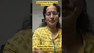 Factorization by Grouping|| Class9 #shorts #class9maths #factorization #mathsmadeeasy #trending