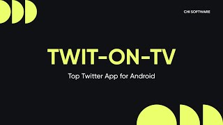 Twit-on-TV. Top Twitter App for Android screenshot 1