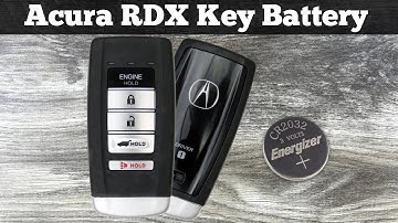 How To Change ACURA RDX Remote Fob Key Battery 2016 - 2021 Remove Replace RDX Remote Start Batteries