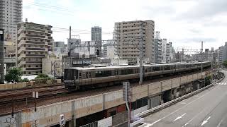 JR西日本 神戸線 223系 快速電車 通過