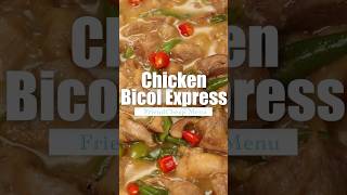 Chicken Bicol Express #shorts #chickenbicolexpress #bicolexpress