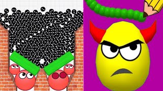 Drwa to Smash Puzzle Game VS Hide Ball Brain Teaser Logic || Gameplay Walkthrough  Android IOS screenshot 2