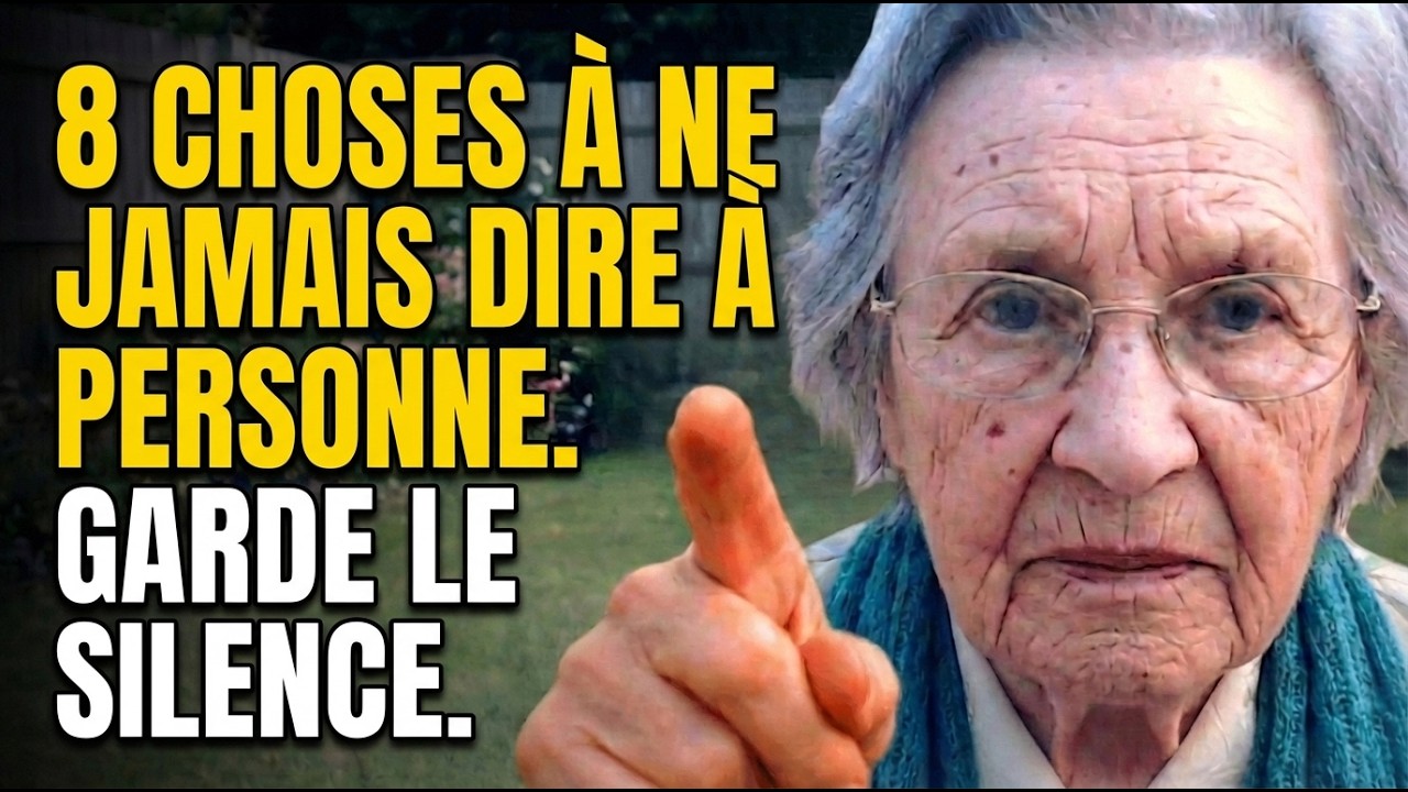 J’ai 83 Ans. Les 8 Choses Que Tu Ne Devrais JAMAIS Dire À PERSONNE