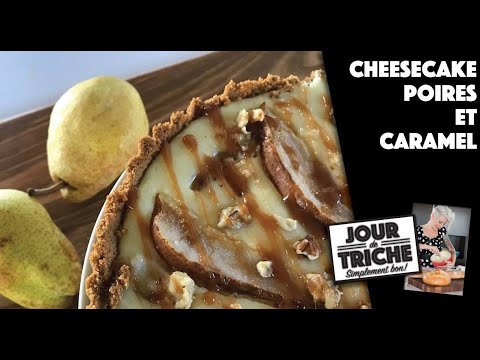cheesecake-poires-et-caramel---jour-de-triche