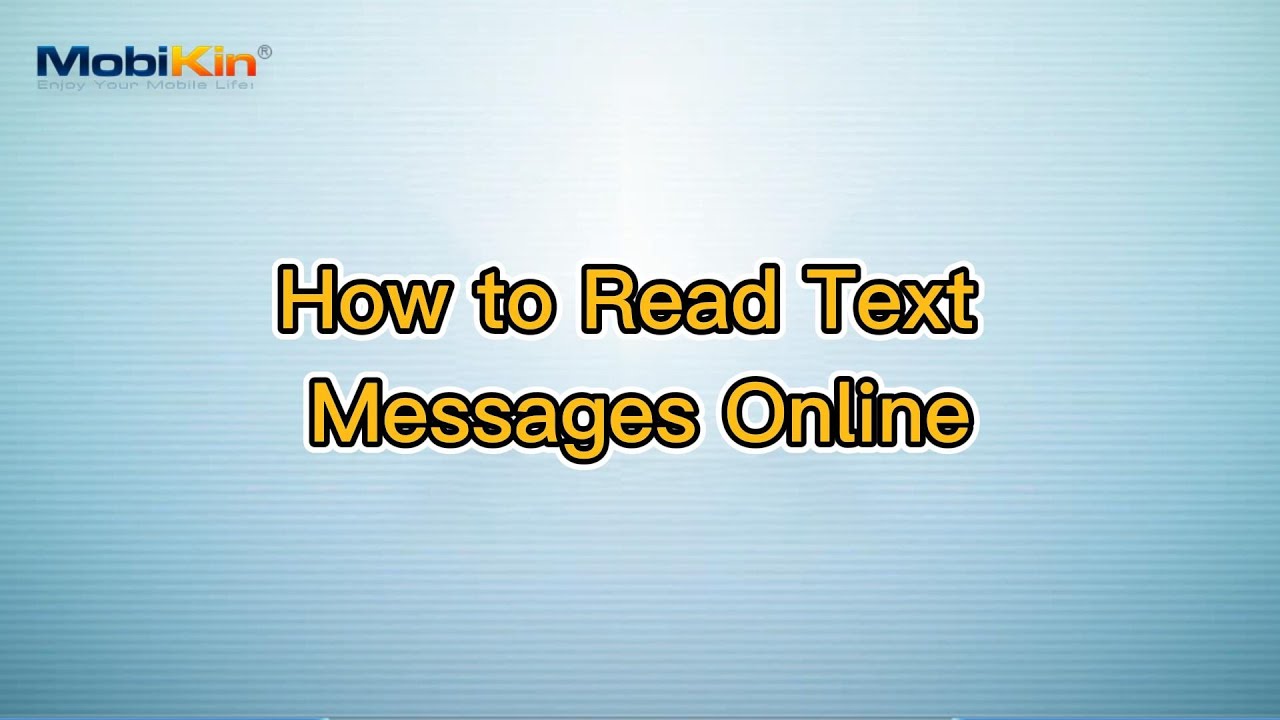 How To Read My Text Messages Online