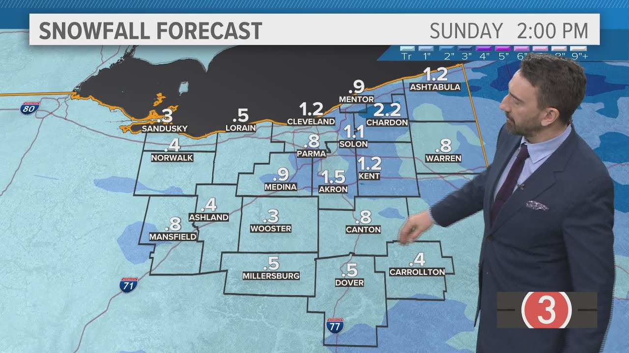 Friday's extended Cleveland weather forecast: Colder today, lake snow ...