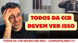 COMPARTILHEM !!! TODOS DA CCB DEVEM VER ISSO - F0RT3 DEMAIS