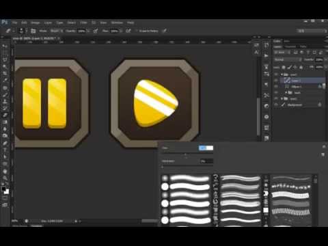 Photoshop Game Button #02 [UI design]