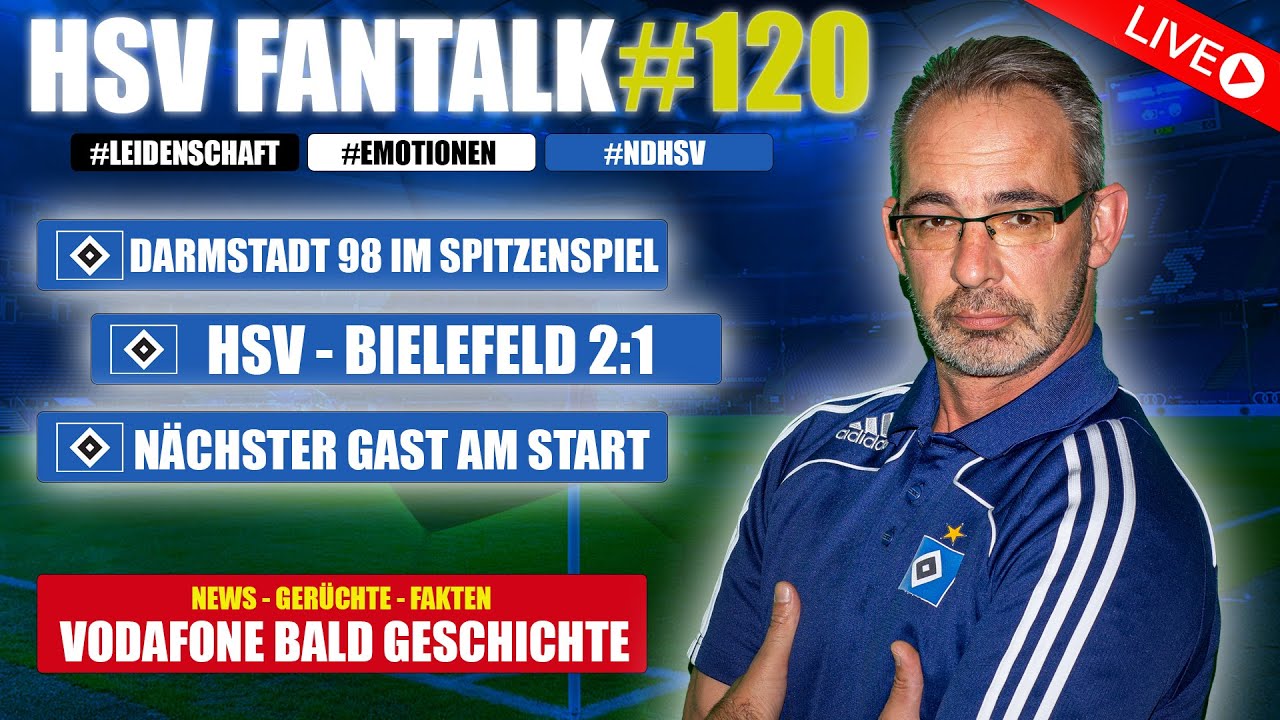 🔴 HSV Fantalk 120 Darmstadt 98 im Fokus Hast du die Raute im Herzen