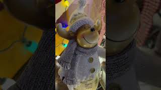 Christmas Moose with Beautiful Lantern from Costco