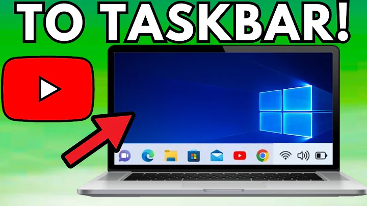 How to add YouTube to Taskbar