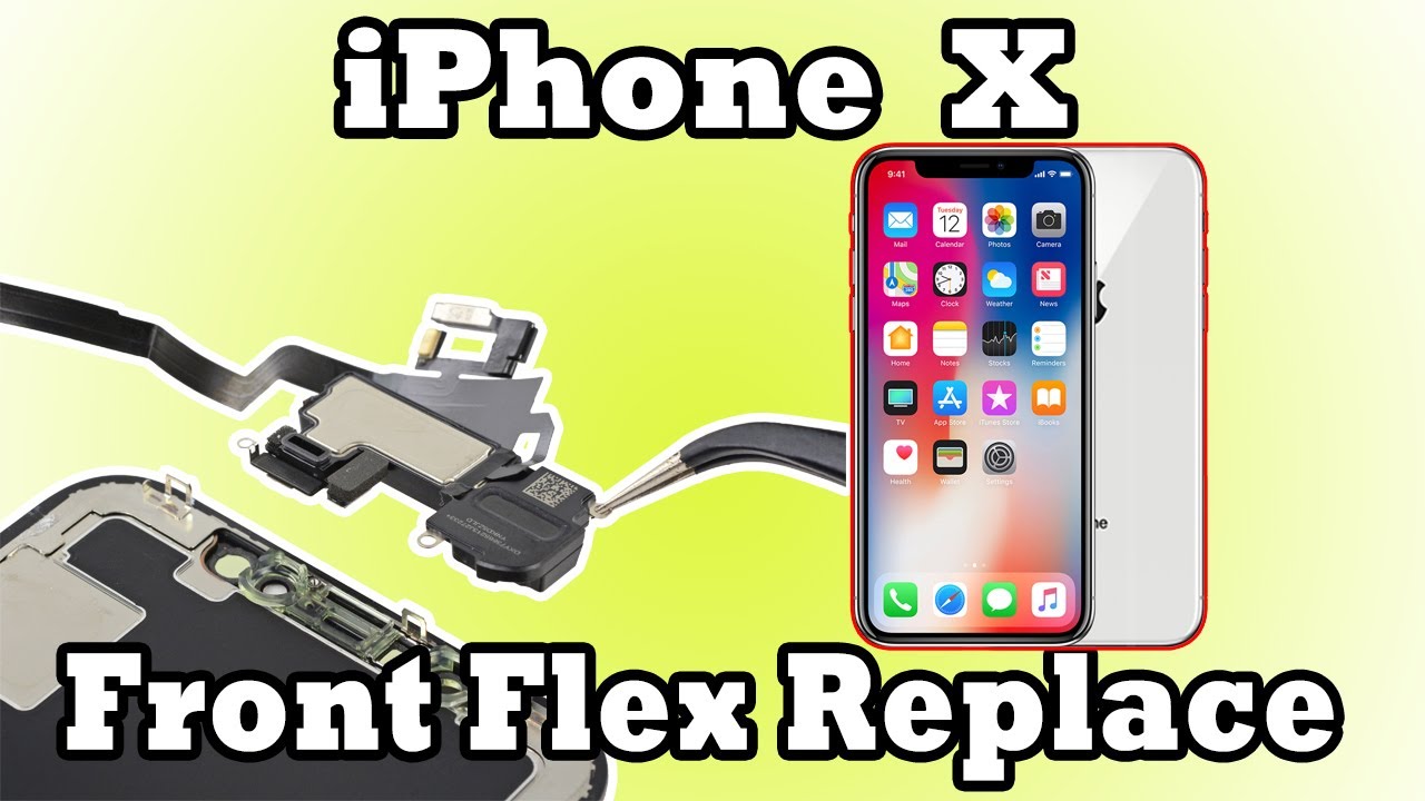 iphone x front flex replacement / iphone x earpiece flex replacement