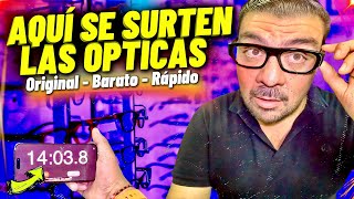 encontré la BODEGA de LAS OPTICAS.. original, muy barato y rapido