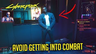 How To Avoid Getting Into Combat Inside The Club | GIG: A LACK OF EMPATHY | CYBERPUNK 2077