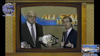 Bob Geigel Presents 25th anniversary NWA World Tag Title Belts
