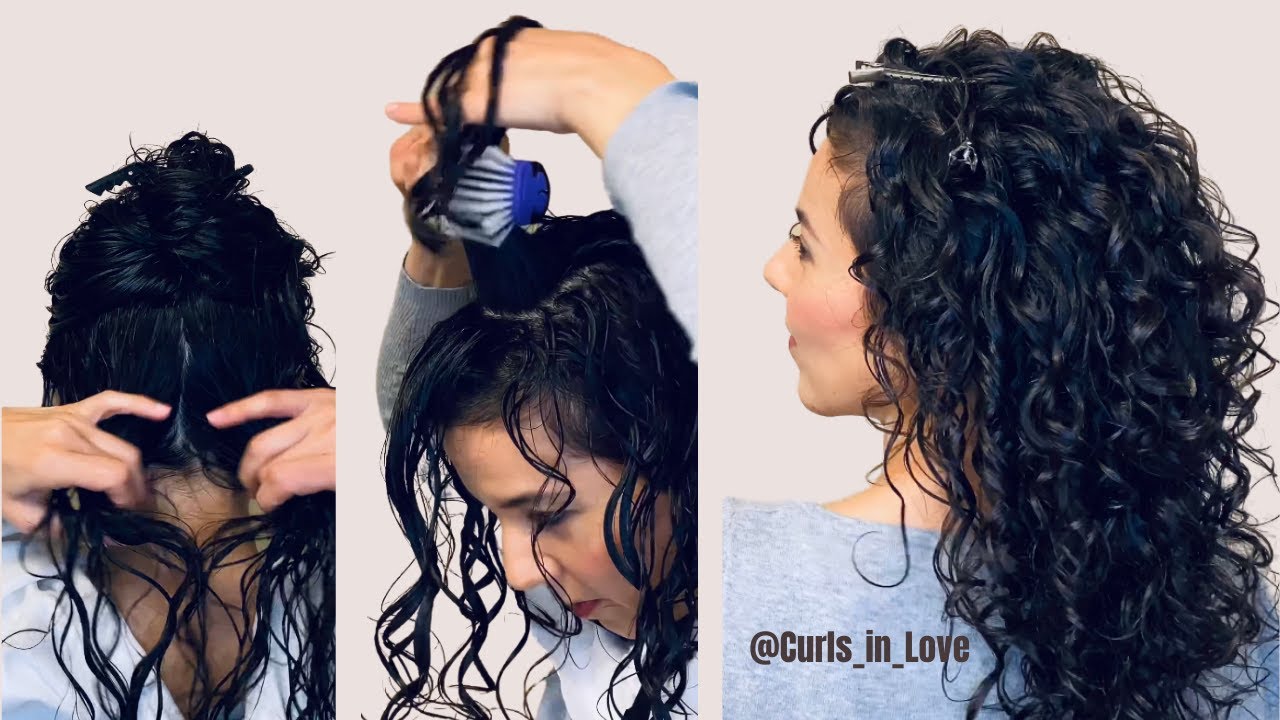 How to Style Naturally Curly Hair | Beginner Routine & Techniques - YouTube