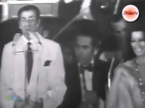 فوق غصنك يا لمونة فريد الأطرش مع الراقصة نجوى فؤاد حفلة بيسين عاليه لبنان 1974