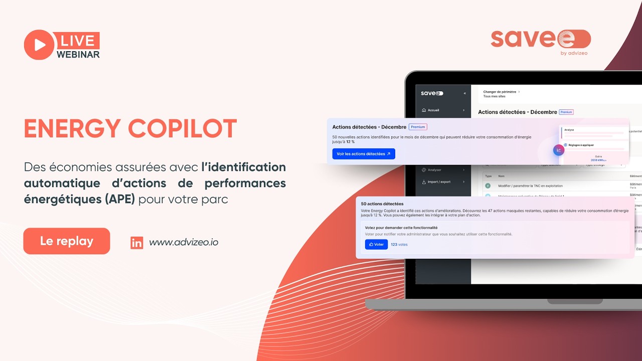 Webinaire - Nouvelle fonctionnalité IA savee : Energy Copilot - YouTube