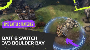 Age of Empires 4 - EPIC BATTLE | 3V3 Boulder Bay