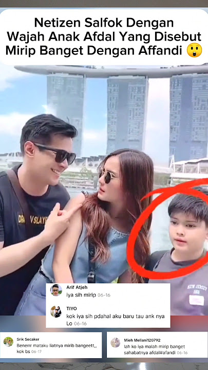 Wajah Anak Afdal Bikin Salfok, Disebut Mirip Banget Affandi 😲#afdal #shortvideo