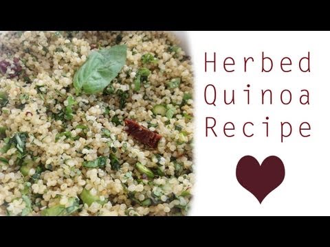 HERBED QUINOA RECIPE! (My favourite way to eat quinoa)