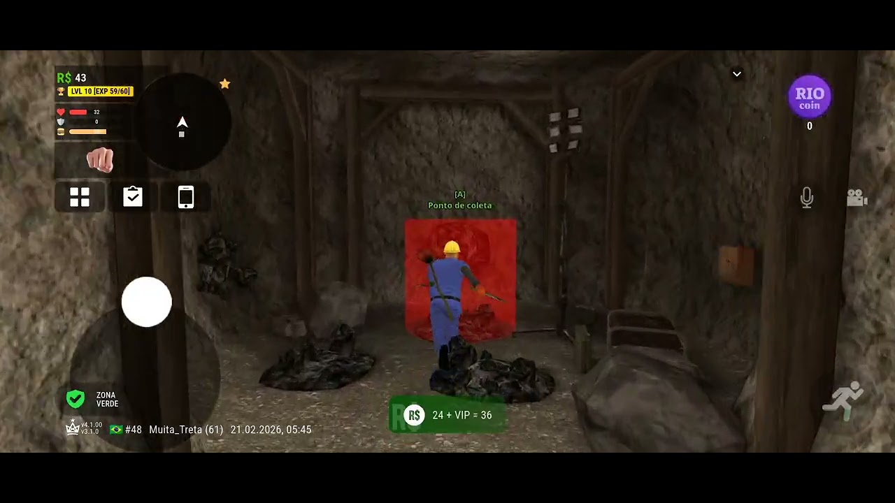 Passando tempo na mina- serv48