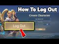 How To Log Out of Mobile Legends