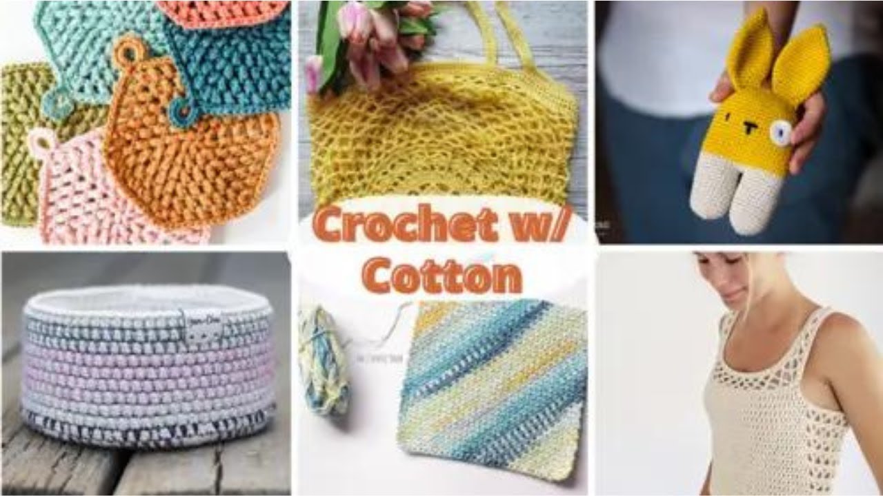 9 Beautiful Free Crochet Patterns Using Cotton Thread - Crochet