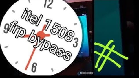 itel 1508 frp bypass step by step