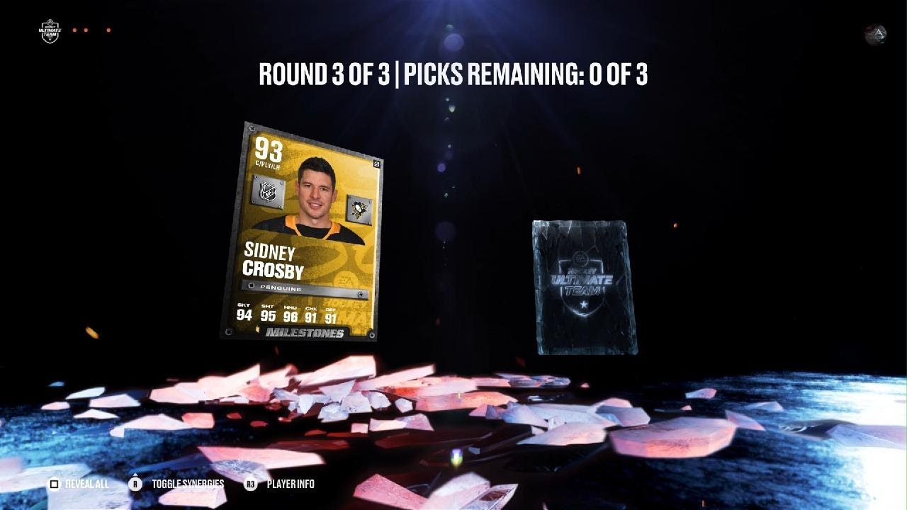 I Pulled 93 OVR CROSBY?! NHL 25 HUT Pack Opening!