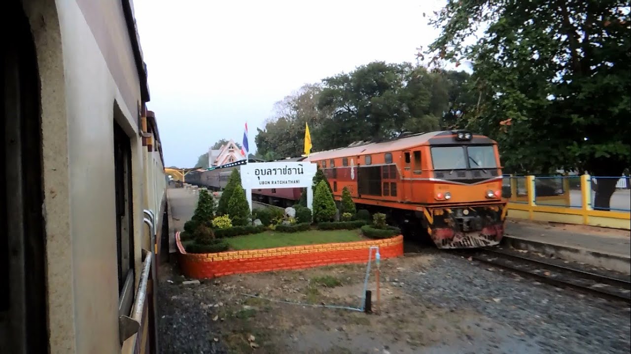 บันทึกการเดินทางรถไฟไทย ขบวนรถเร็วที่ 135 กรุงเทพ - อุบลราชธานี Rapid Train No.135 Bangkok - Ubon