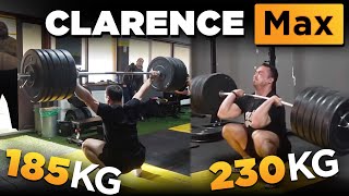 230kg Clean and 185kg Snatch @98kg Bodyweight - Training in Romania